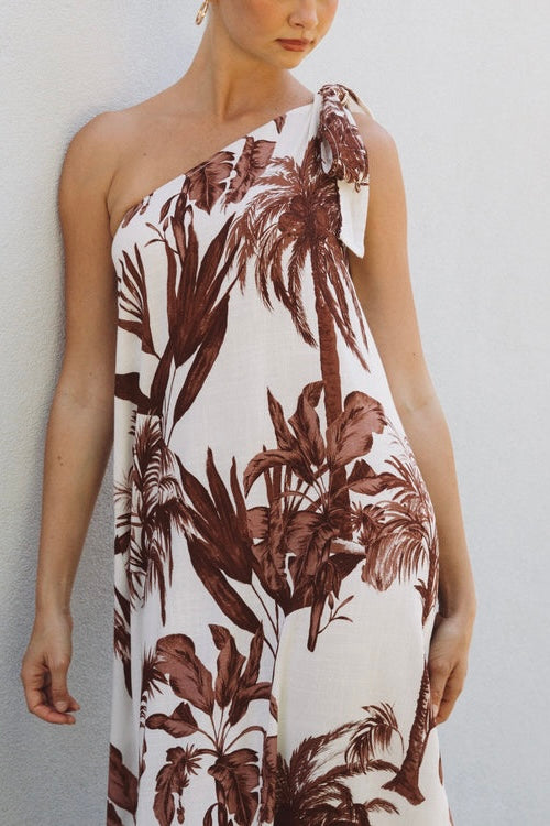 IPANEMA ONE SHOULDER DRESS