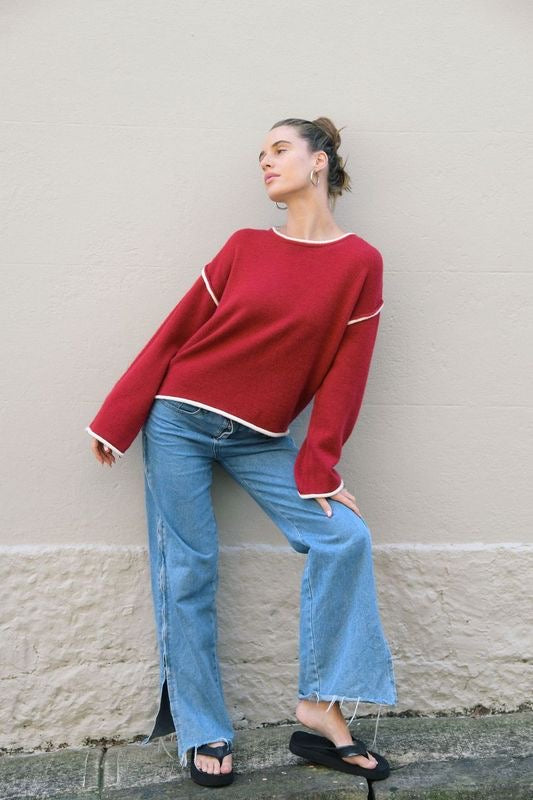 RUBY KNIT JUMPER AUBRIETA THE LABEL
