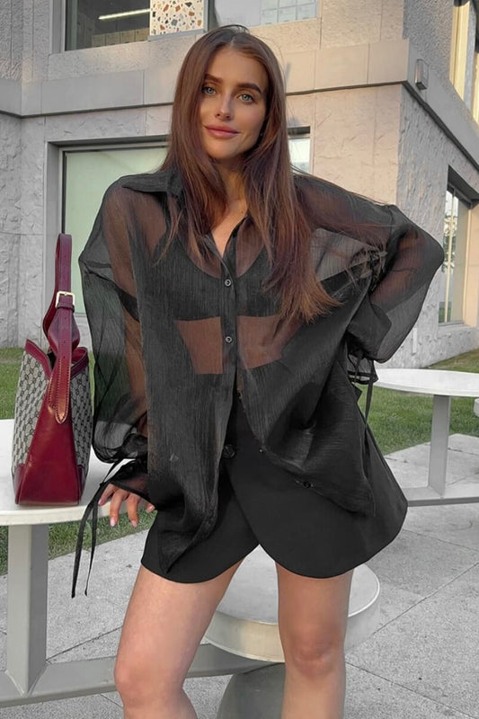 NEVADA ORGANZA SHIRT