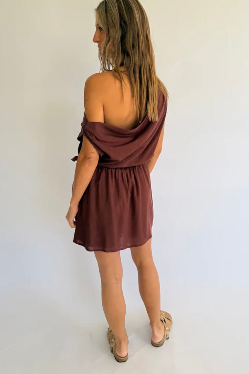 CINDY SKORT - White & Chocolate