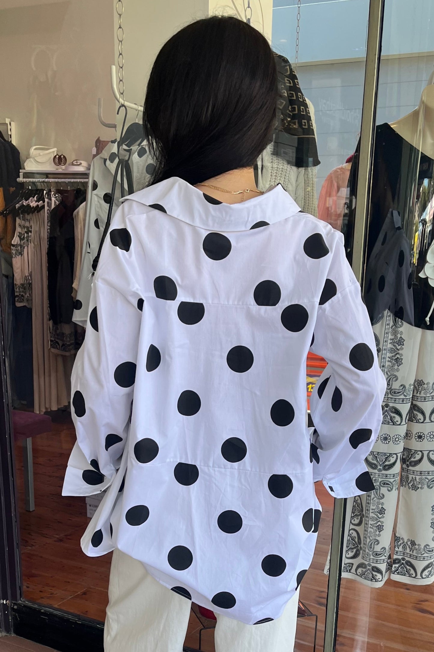 julia spot shirt
