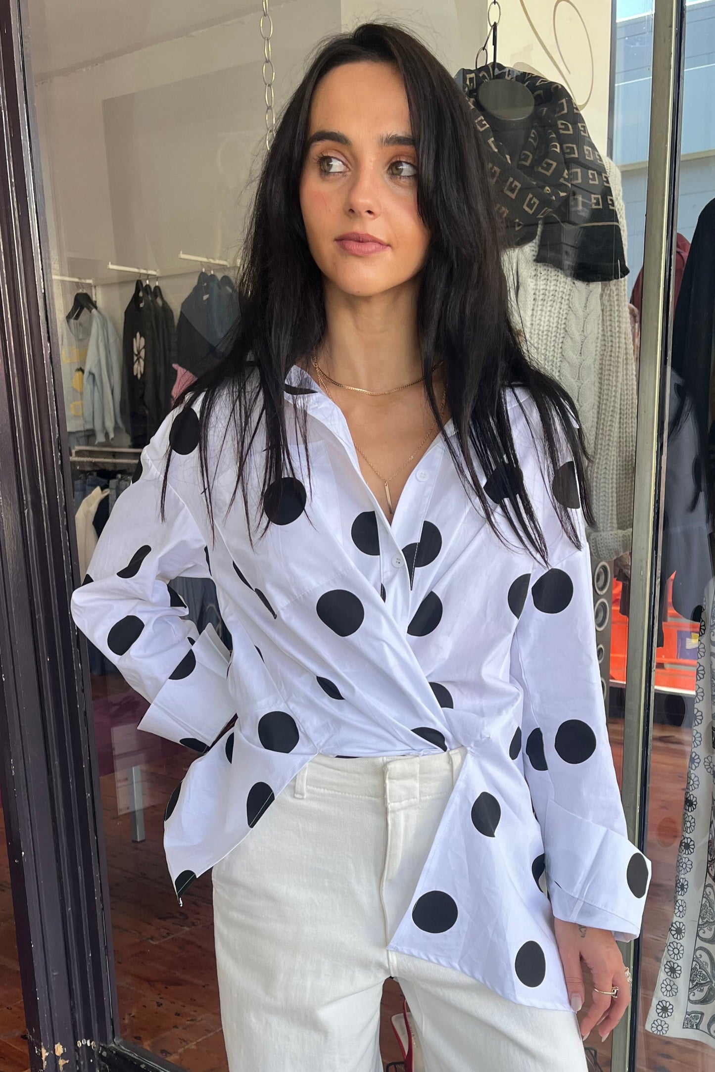 julia spot shirt