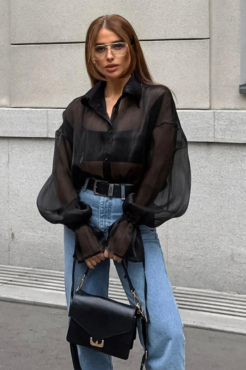 NEVADA ORGANZA SHIRT