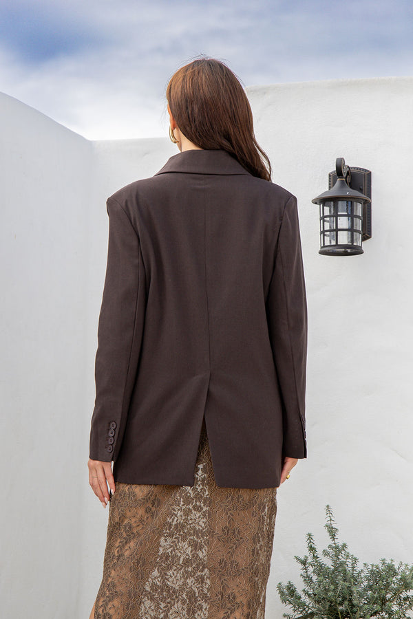 peach and parla bitter sweet blazer