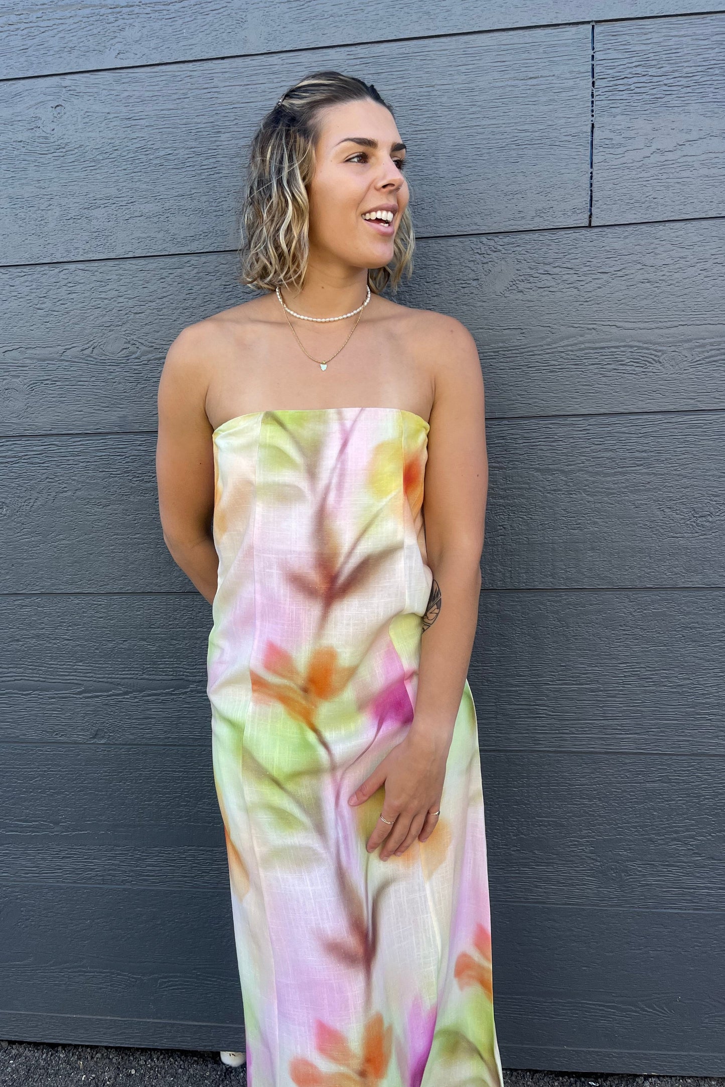 BETHANY STRAPLESS DRESS