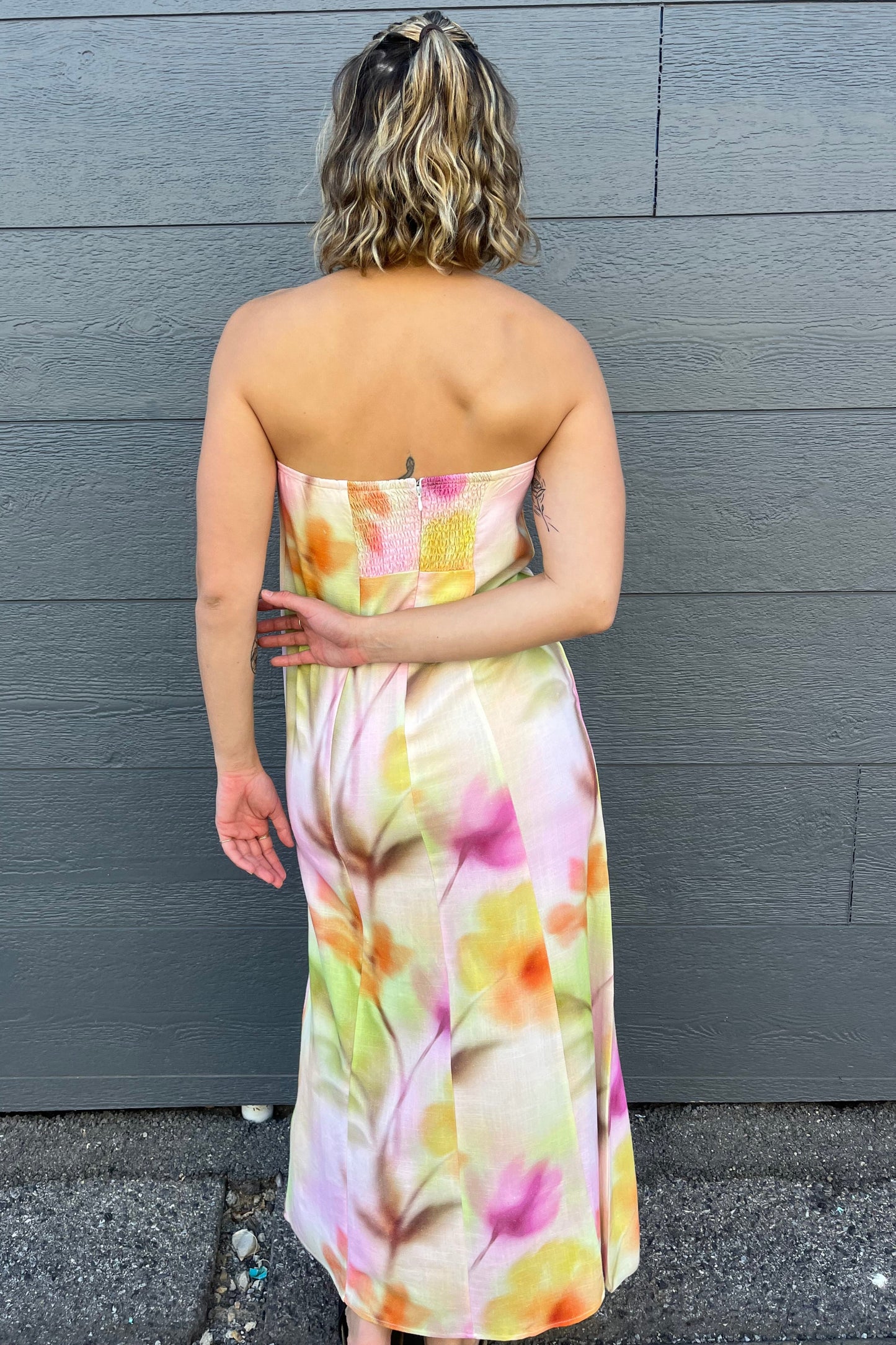 BETHANY STRAPLESS DRESS