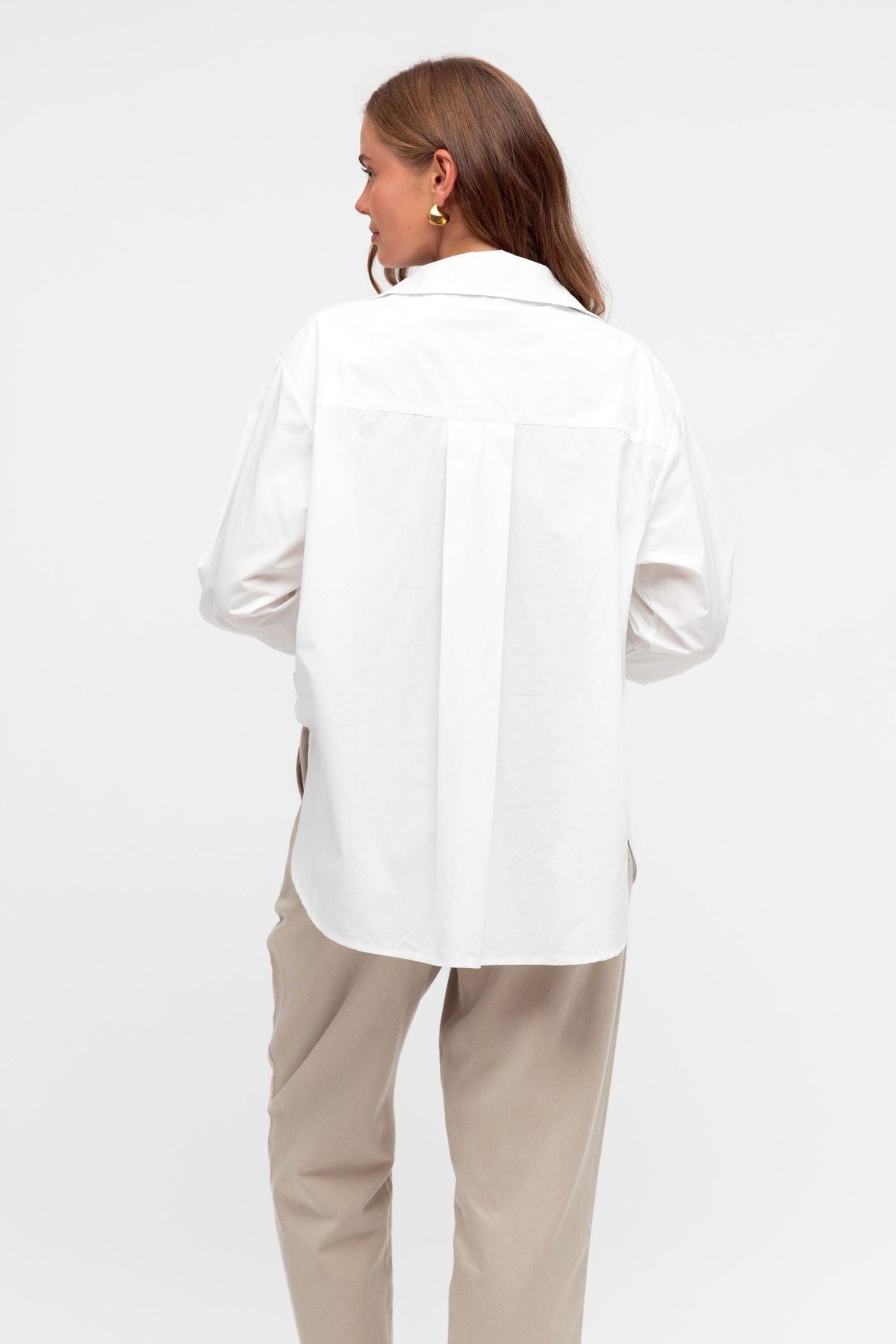 label of love white button up shirt