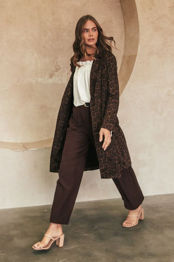 label of love leopard coat