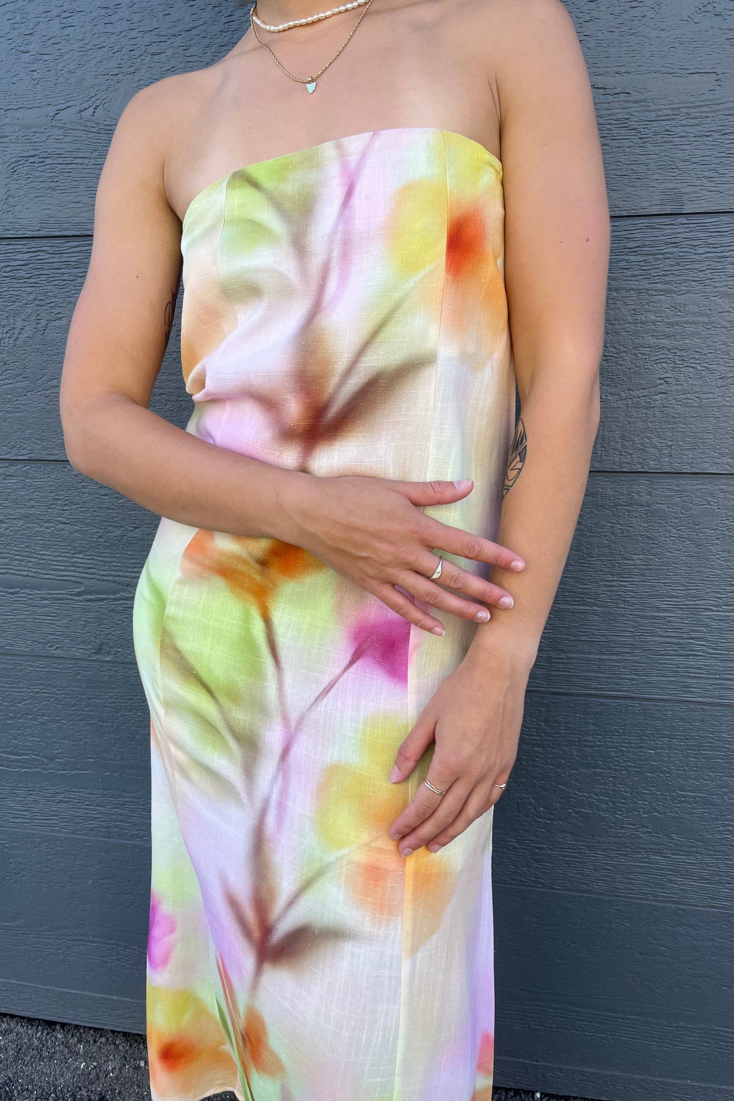 BETHANY STRAPLESS DRESS