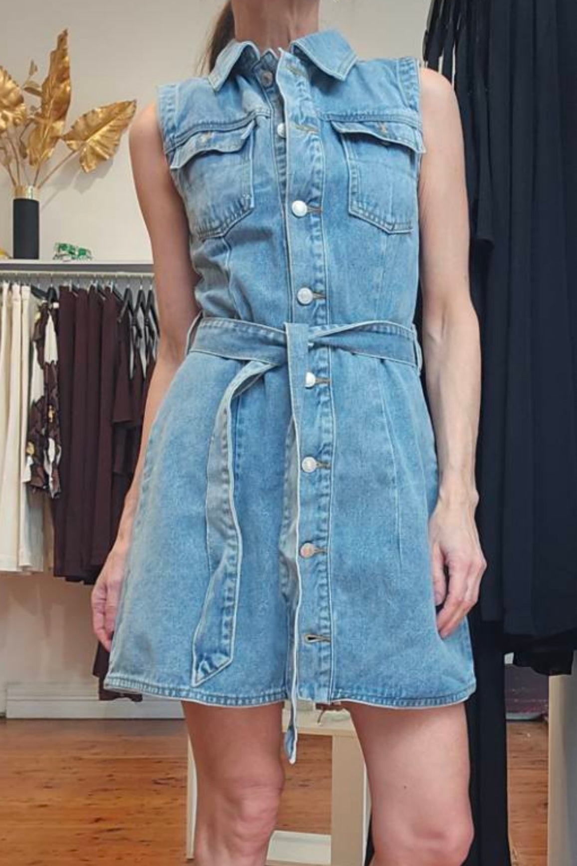 RYLIE DENIM DRESS