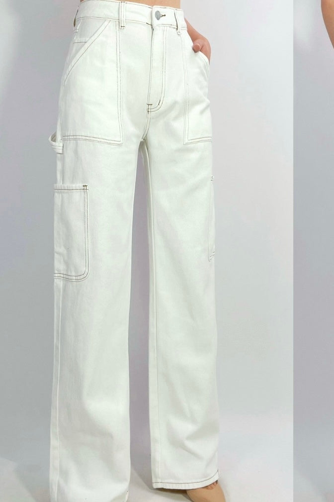 CARGO JEANS- White & Black
