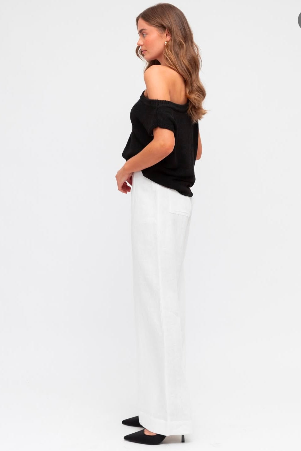 CLARA TOP - Black, Navy & Chocolate