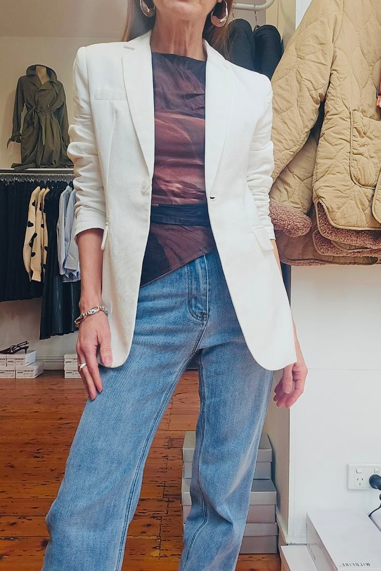 ZANTHIA BLAZER - Black & White