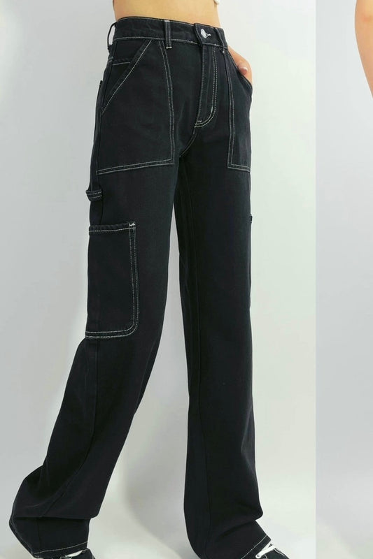 CARGO JEANS- White & Black