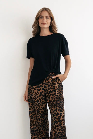 no tuck cotton tee