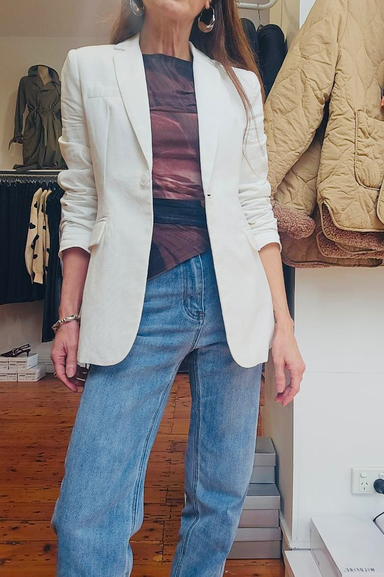 ZANTHIA BLAZER - Black & White