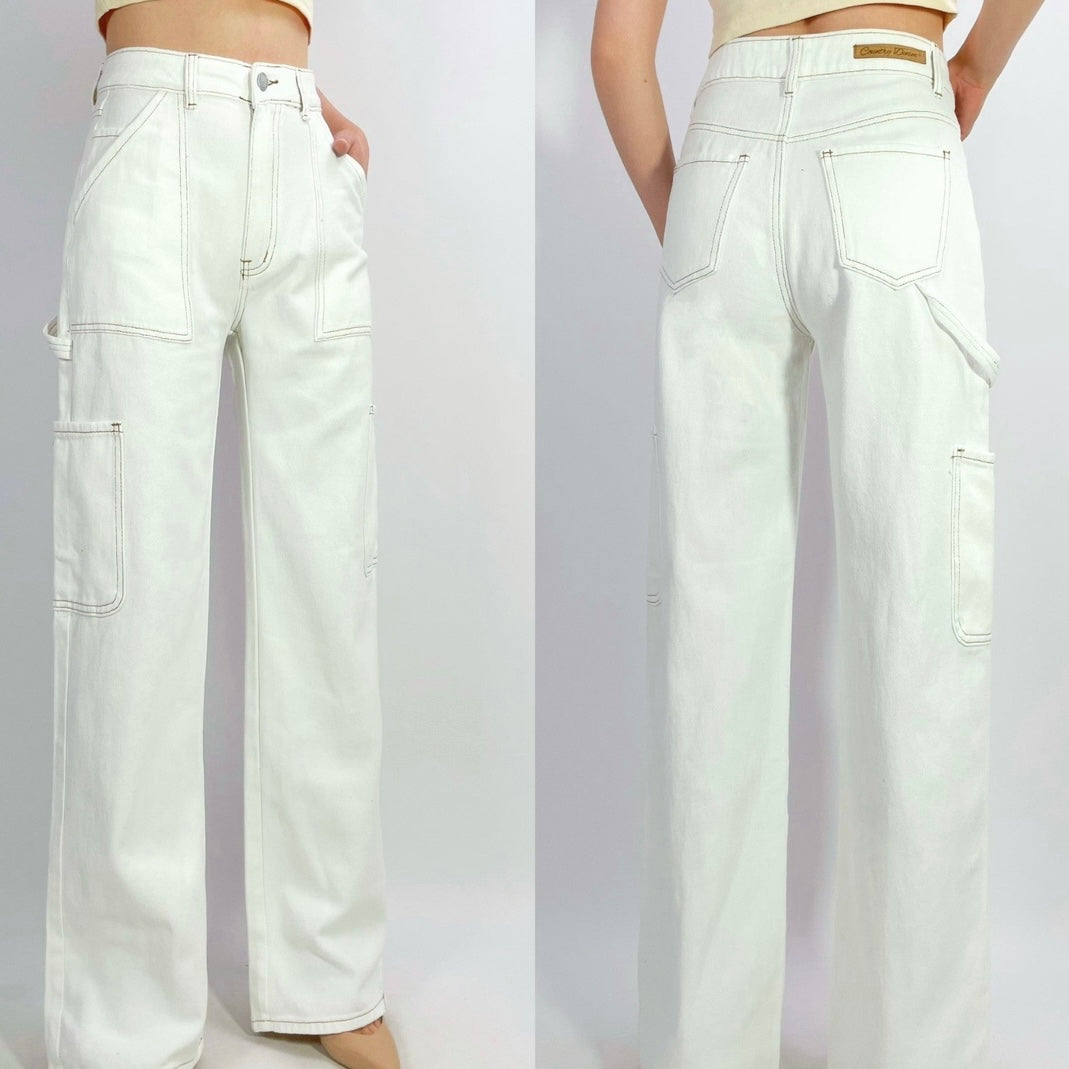 CARGO JEANS- White & Black