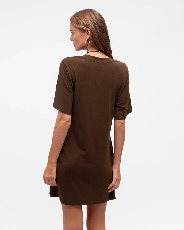 DELANEY DRAPE DETAIL DRESS