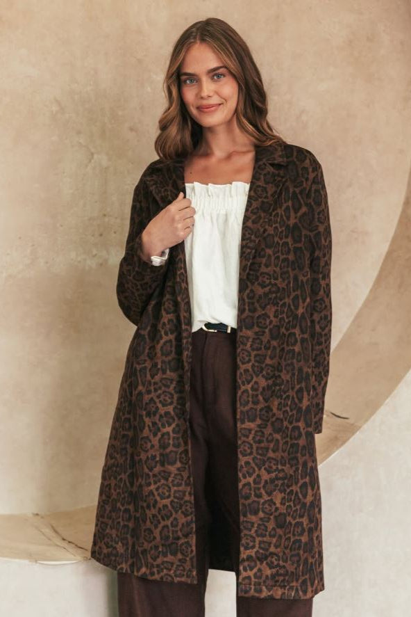 label of love leopard coat