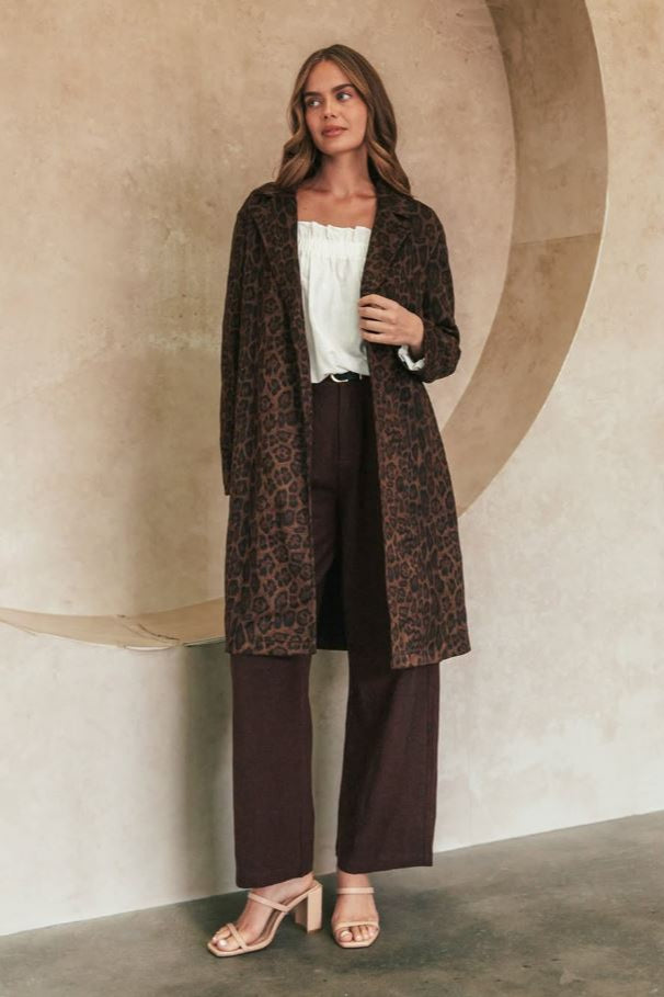 label of love leopard coat