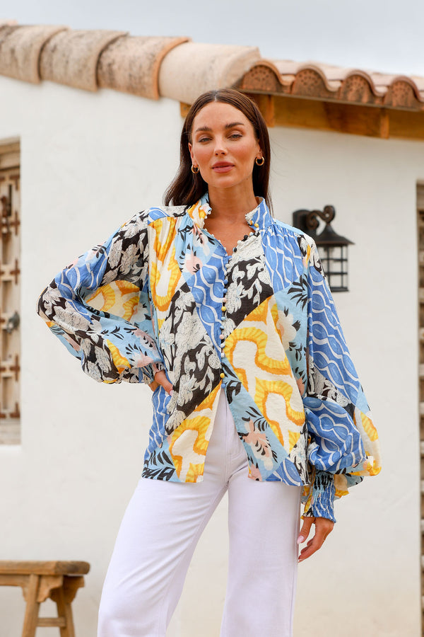 Miami dreams blouse by jatea the label