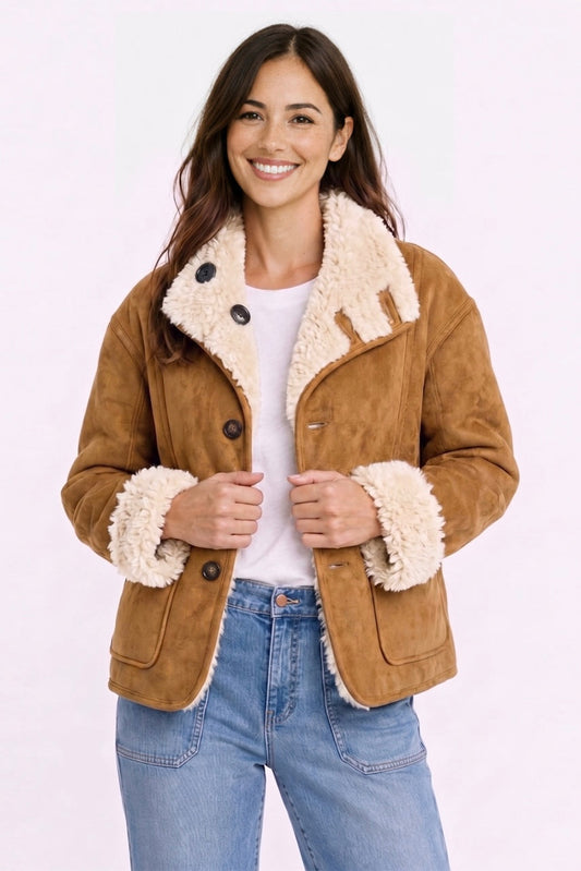 SERENA REVERSIBLE SUEDE JACKET