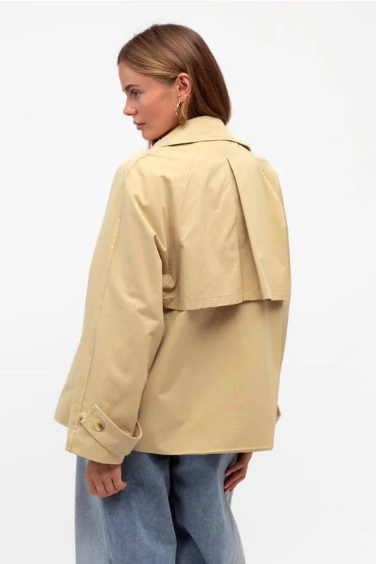MOIRA CROPPED TRENCH COAT