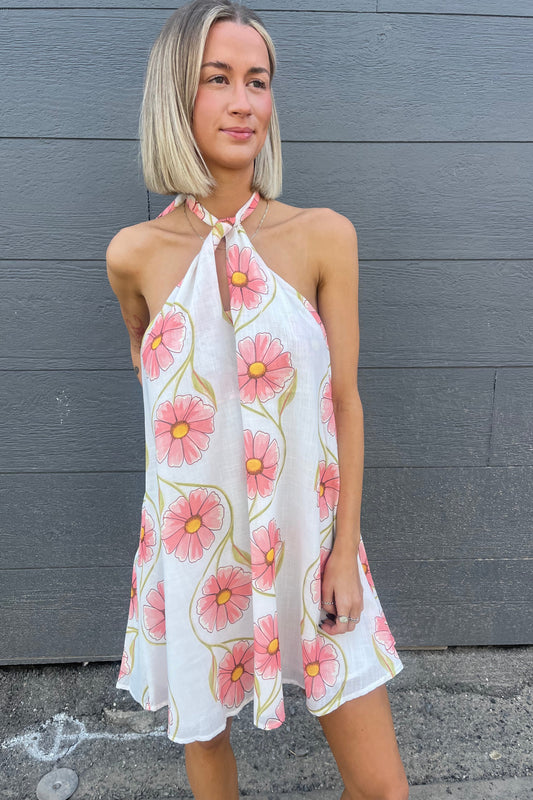 TAHLIA HALTER DRESS