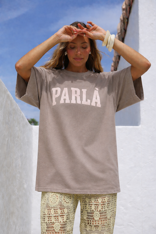 peach parla tee