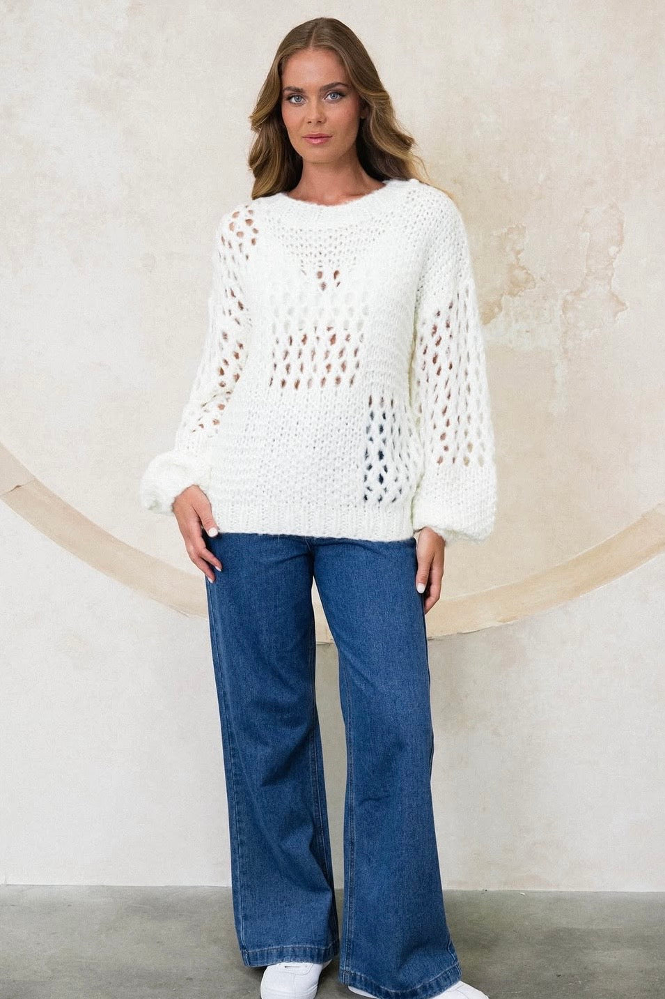 CROCHET KNIT JUMPER