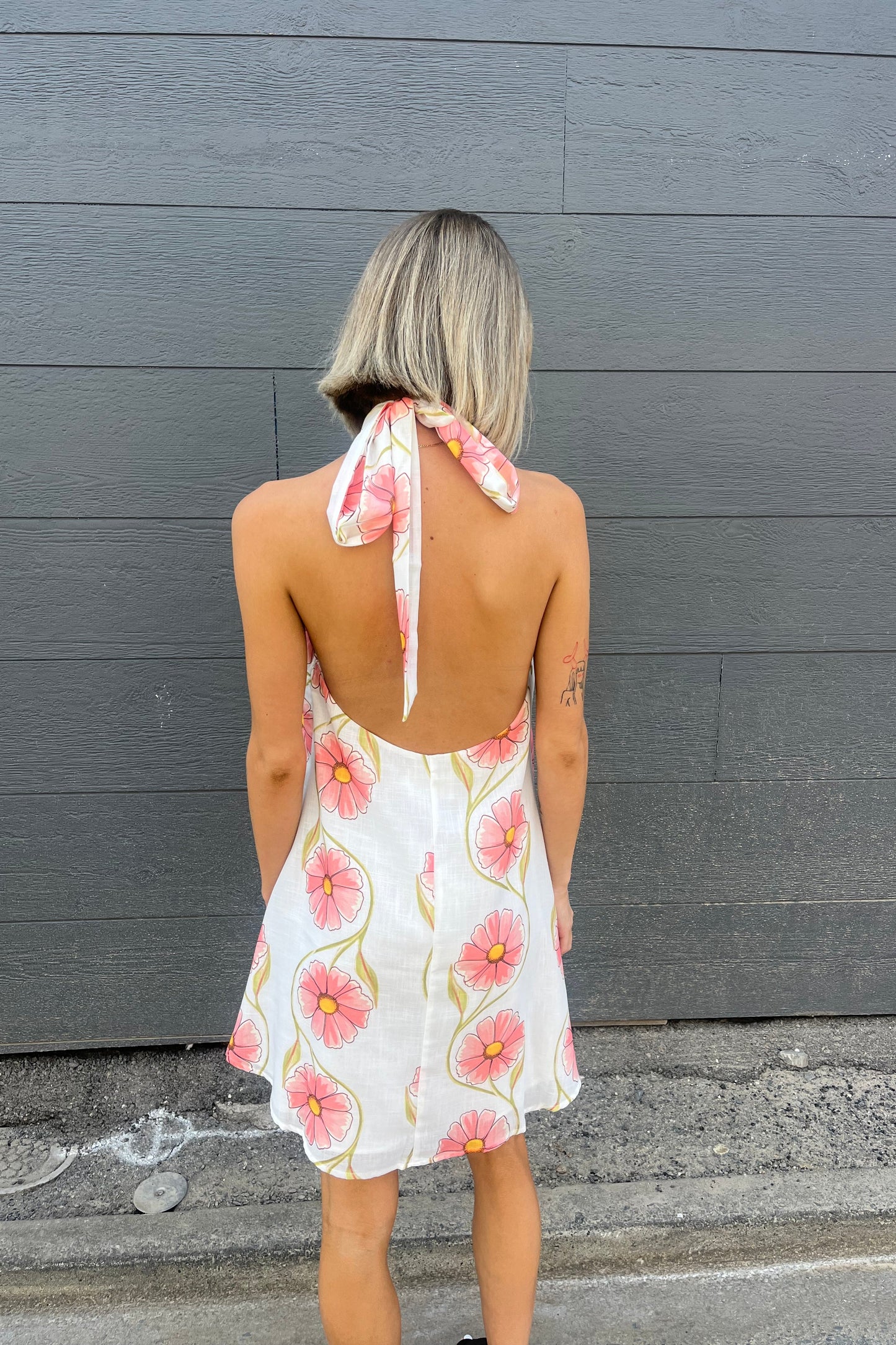 TAHLIA HALTER DRESS