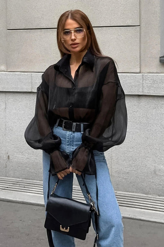 NEVADA ORGANZA SHIRT
