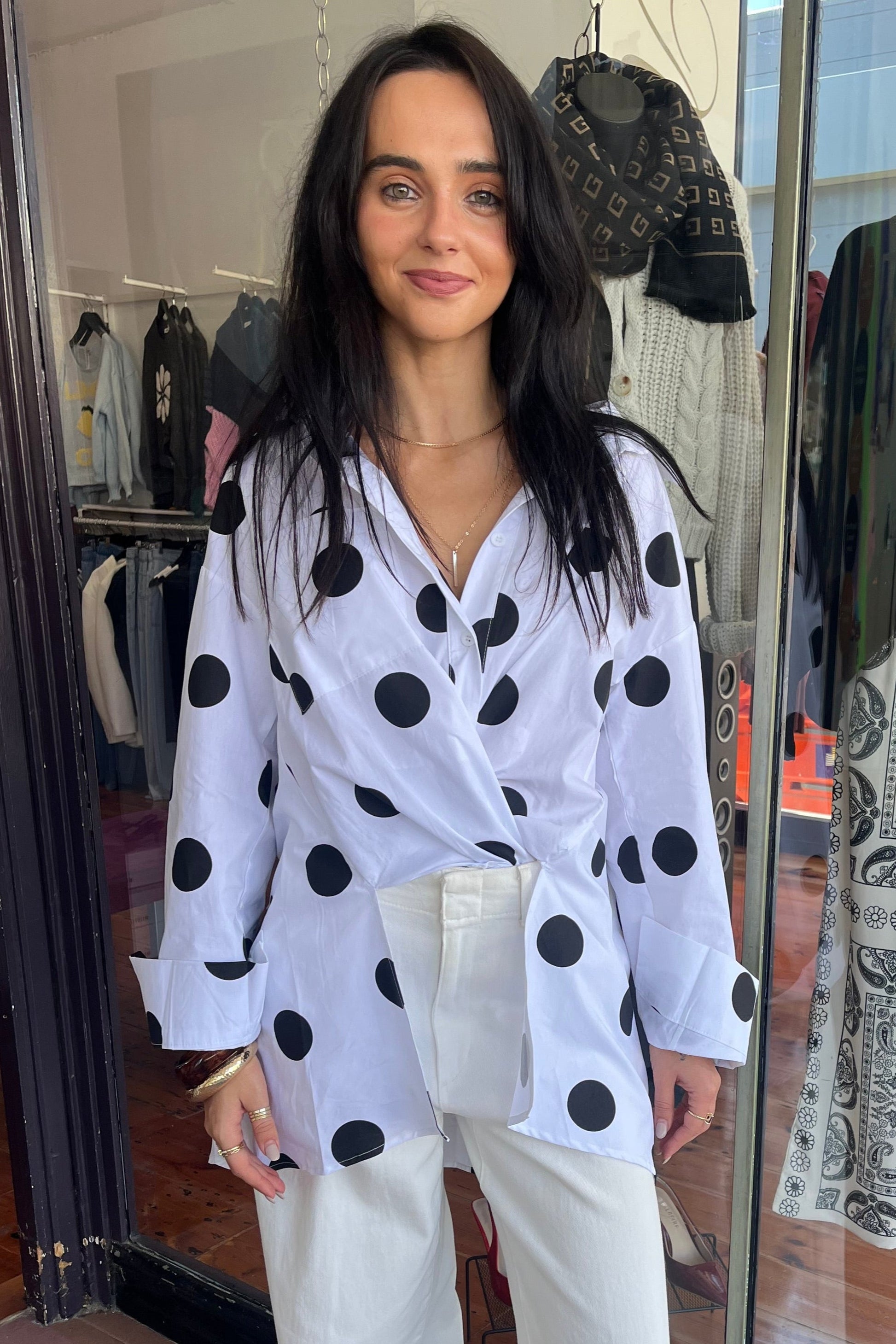 julia spot shirt
