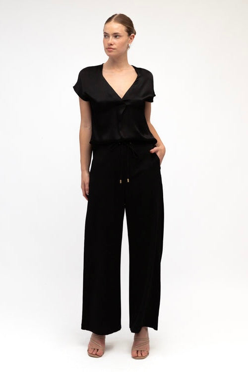 NERO SATIN TOP