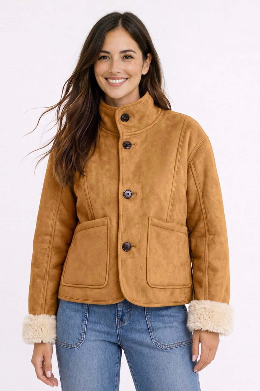 SERENA REVERSIBLE SUEDE JACKET