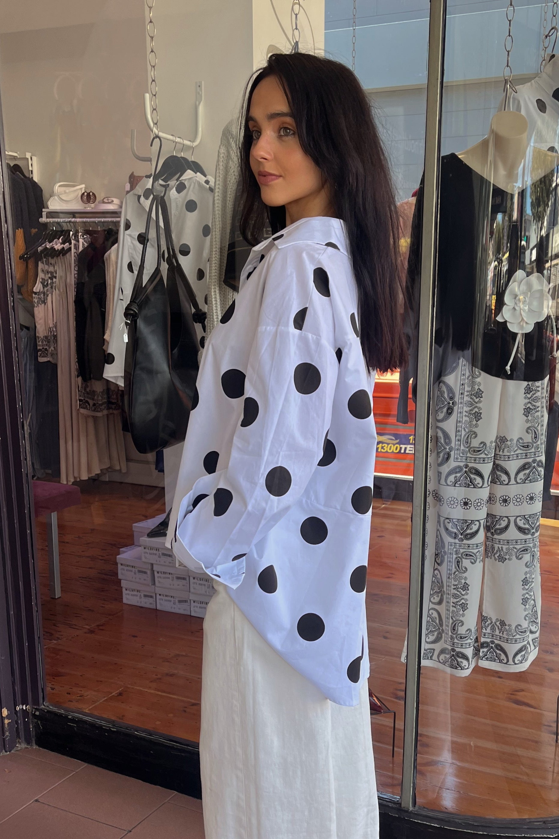 julia spot shirt