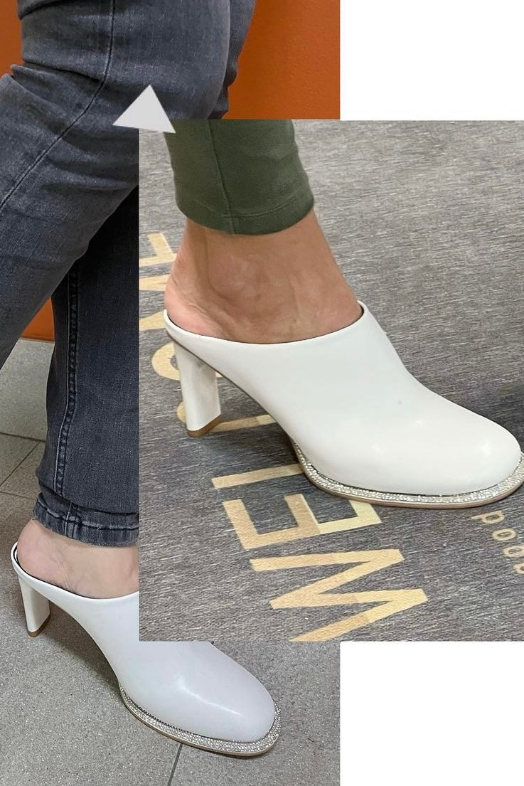 bling leather lavish closed heel