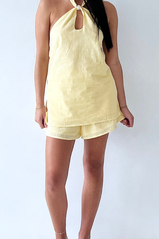 CAREY KEYHOLE HALTER