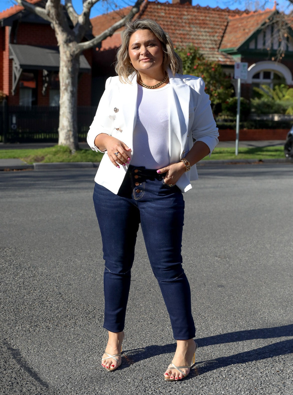 LOUIS DENIM JEAN- Light Denim & Ink