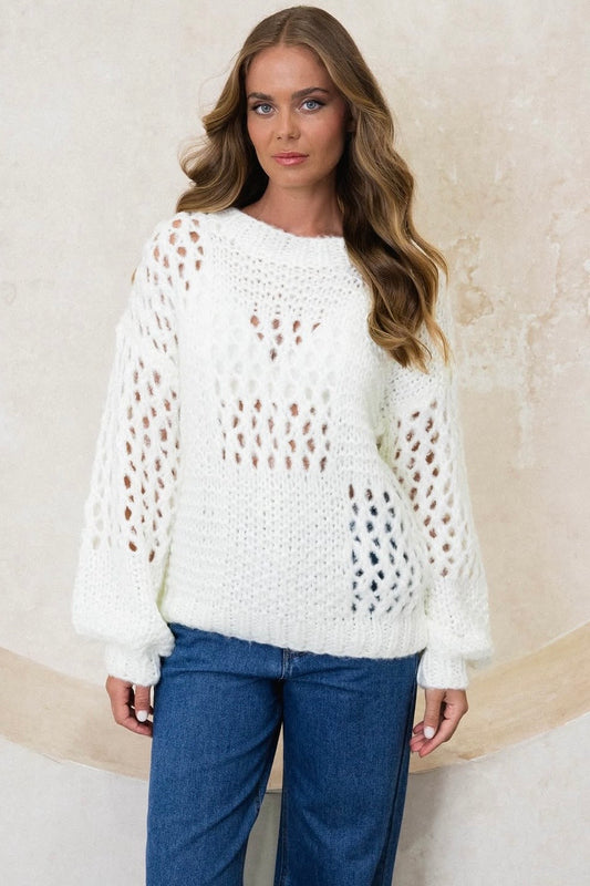 CROCHET KNIT JUMPER