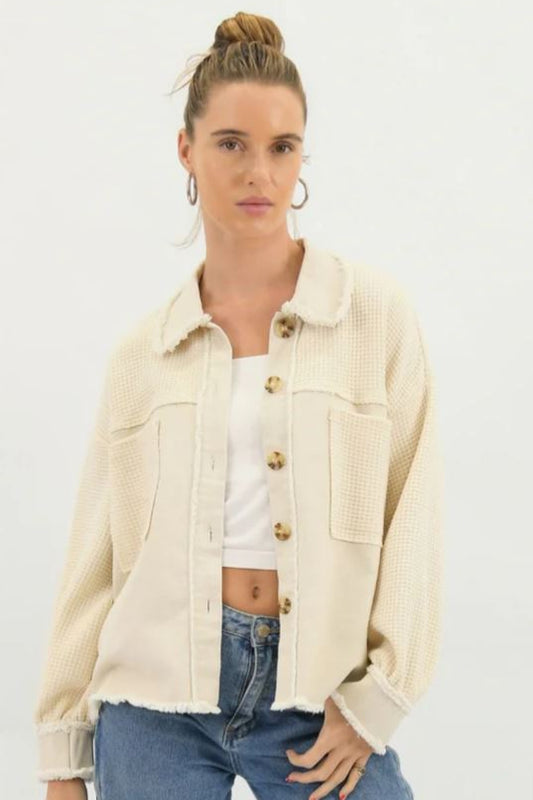 worthier the label clara shacket