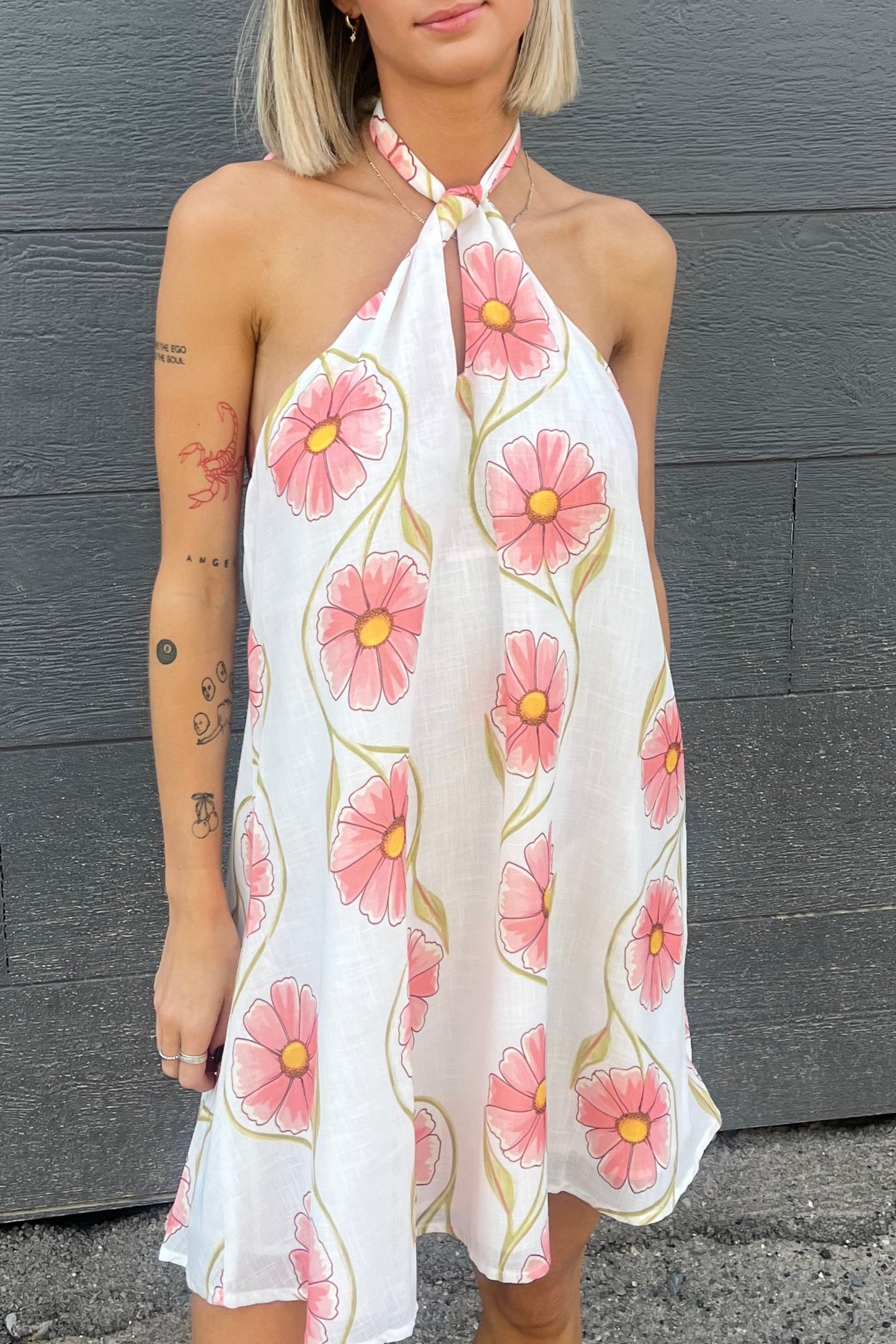TAHLIA HALTER DRESS