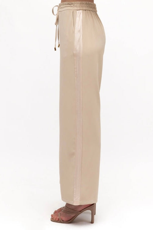 PARI LOUNGE PANT- Natural & Black