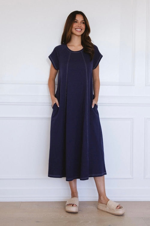 cotton maxi tshirt dress