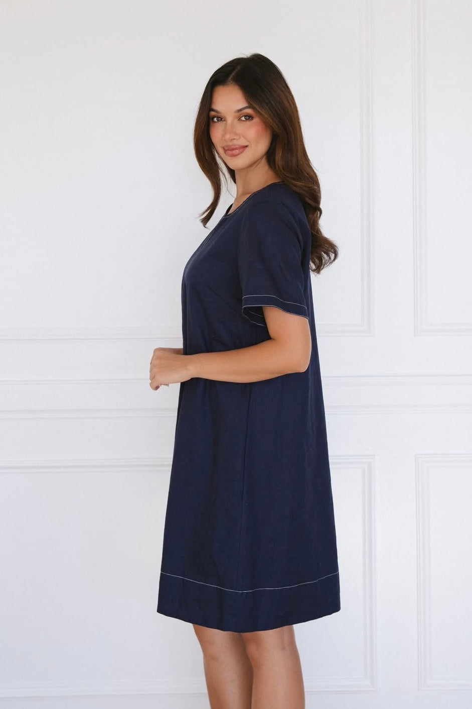 STITCH SHIFT DRESS