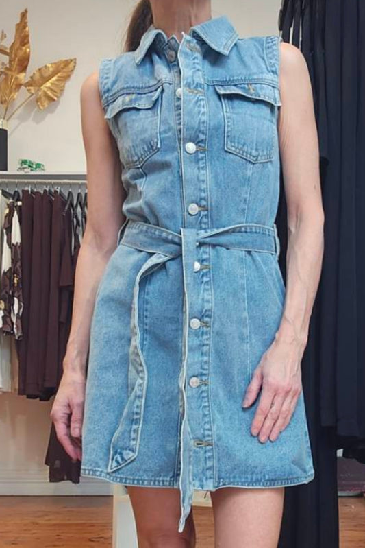 RYLIE DENIM DRESS