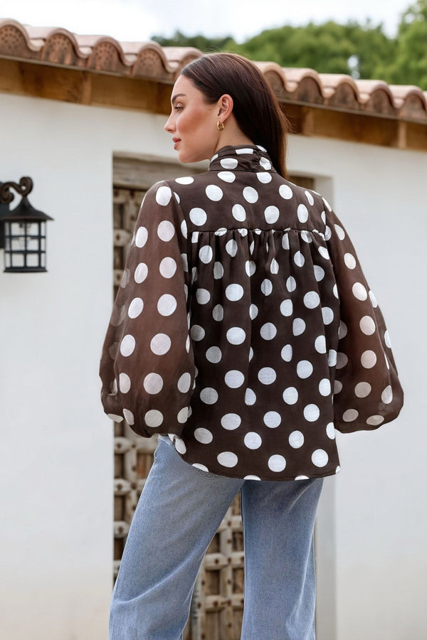 DREAMS MIA POLKA DOT- Chocolate & Cream