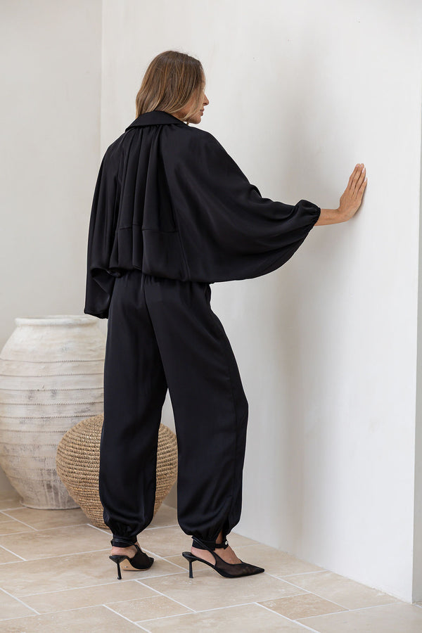GIGI BALLOON PANT- Balck & Coco