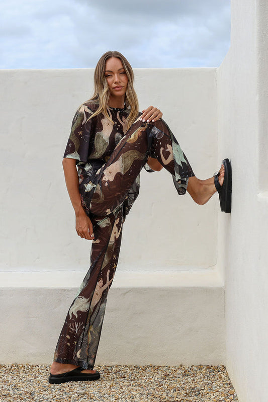 ODESSA MERMAID MESH PANT