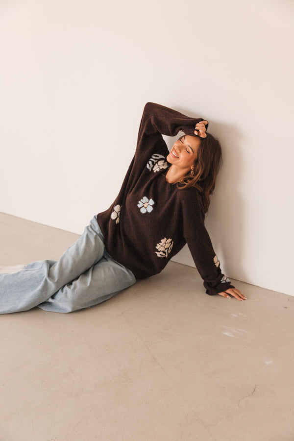 FIFI FLORAL KNIT